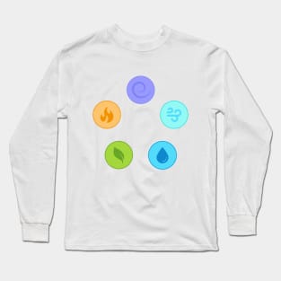 Five Elements in Ayurveda Long Sleeve T-Shirt